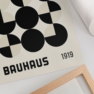 Dekorativni plakat Geometrijski oblici harmonija modernost minimalizam