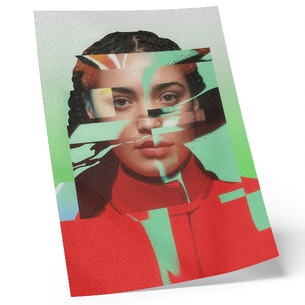 Dekorativni plakat Fragmentirani pogled na modernu pop arta