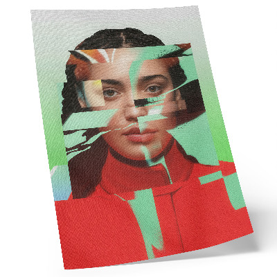 Dekorativni plakat Fragmentirani pogled na modernu pop arta