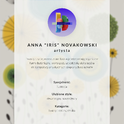 Plakat Šareni apstraktni oblici modernog stila