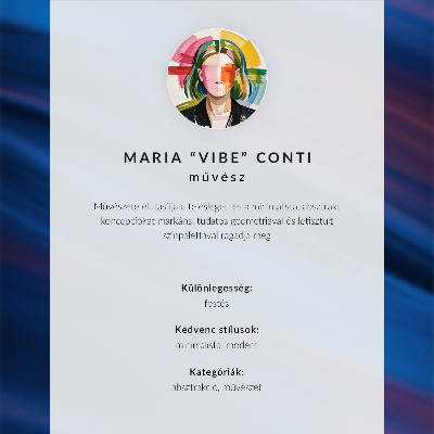 Dekorativni plakat Valovi boja, smirujuća modernost
