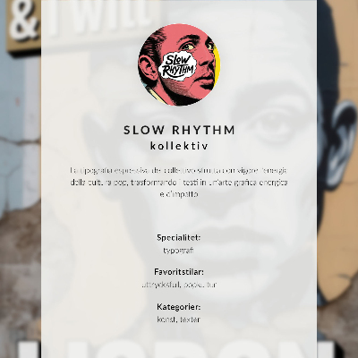Zidni plakat Lice s ružičastim slovima, dinamična atmosfera
