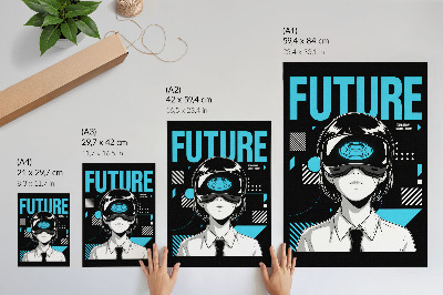 Plakat Moderni lik u VR naočalama