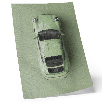 Plakat Moderni automobil u nijansi zelene