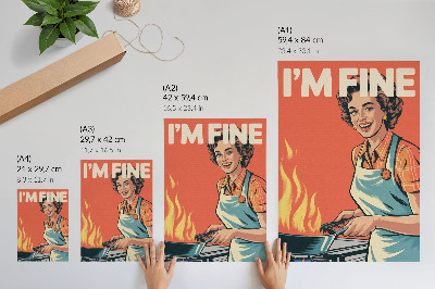 Tisak na platno Pop art stil, šareni akcenti, dinamična kompozicija