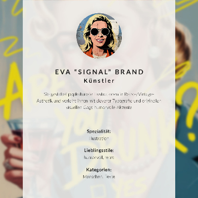 Tisak na platno Pop art stil, šareni akcenti, dinamična kompozicija