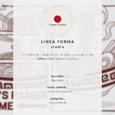 Tisak na platno Zdjela ramena s crnom mačkom, japanske retro inspiracije