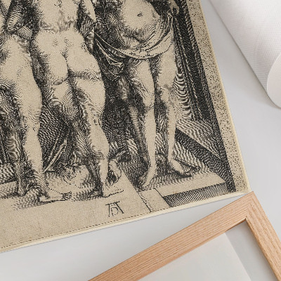 Zidni plakat Četiri gole žene, Albrecht Dürer
