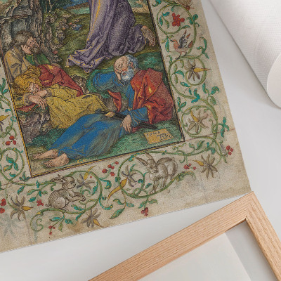 Zidni plakat Krist na Maslinskoj gori (1508. i 1580.) autora Albrechta Dürera i Georga Macka Starijeg