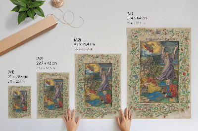 Zidni plakat Krist na Maslinskoj gori (1508. i 1580.) autora Albrechta Dürera i Georga Macka Starijeg