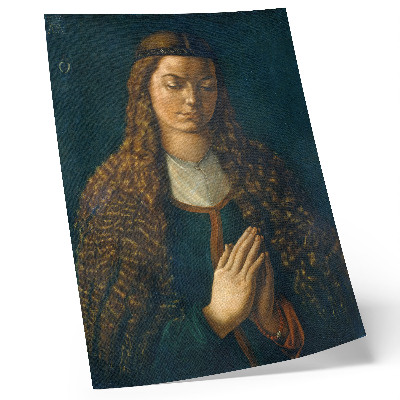 Dekorativni plakat Portret mlade žene s raspuštenom kosom, 1497., Albrecht Dürer