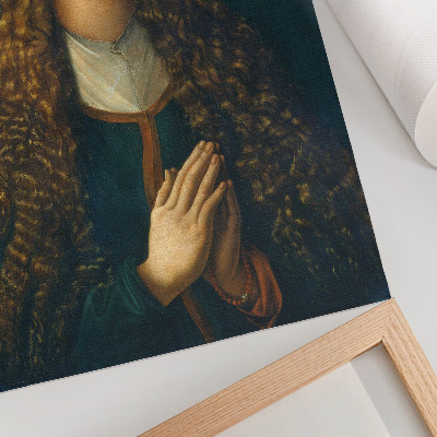 Dekorativni plakat Portret mlade žene s raspuštenom kosom, 1497., Albrecht Dürer