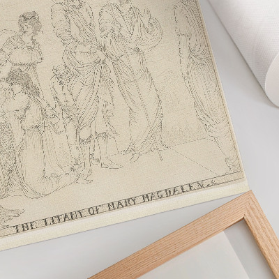 Zidni plakat Litanije Marije Magdalene od Aubrey Vincent Beardsley