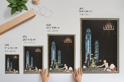Tisak na platno Ilustracija Kay Nielsen za knjigu 