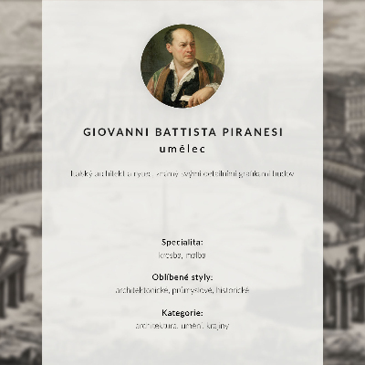 Tisak na platno Pokretni most, ploča VII iz ciklusa Carceri d'Invenzione, Giovanni Battista Piranesi