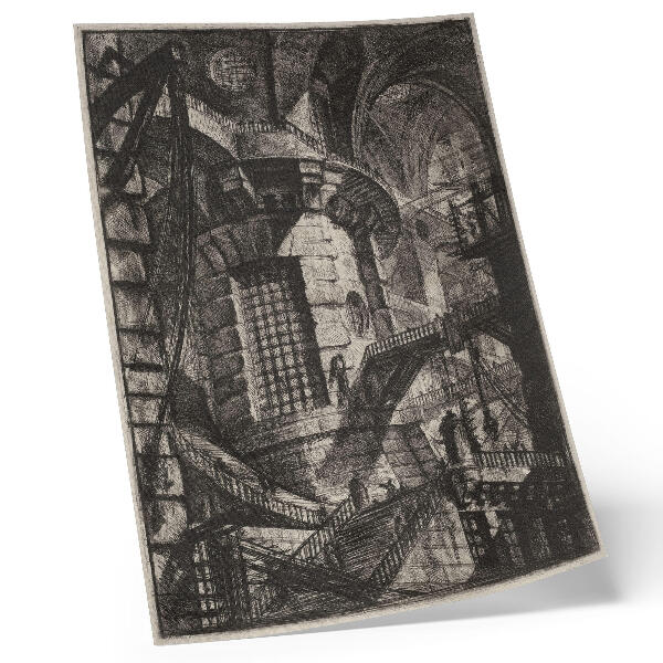 Zidni plakat Okrugla kula (1780-ih) – Giovanni Battista Piranesi