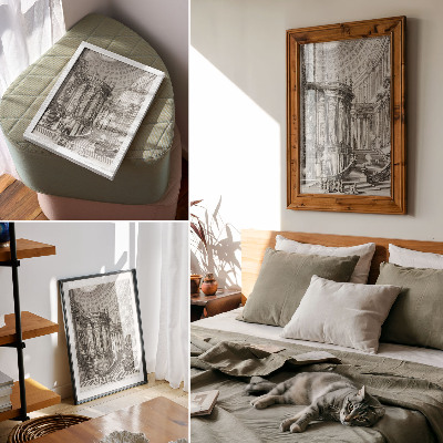 Plakat Antički hram – Giovanni Battista Piranesi