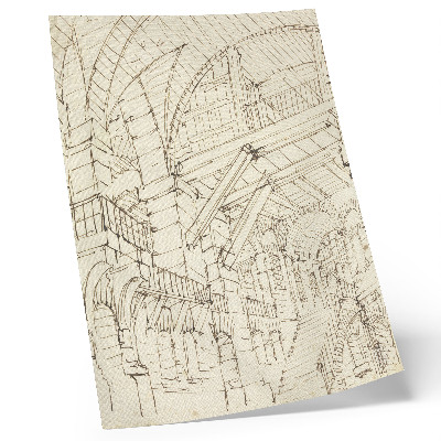 Tisak na platno Arhitektonske studije, null Giovanni Battista Piranesi