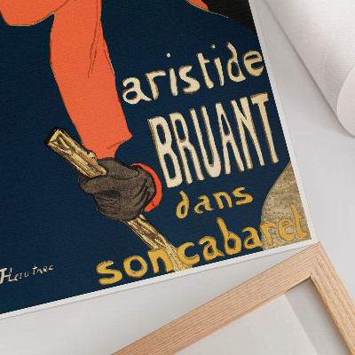 Plakat Veleposlanici Aristidea Bruanta u son cabaretu iz 1892. visoke rezolucije Henrija de Toulouse-Lautreca