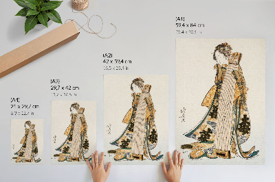 Zidni plakat Japanski Hokusai (1760.-1849.) u vintage ukiyo-e stilu