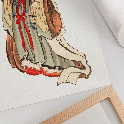 Dekorativni plakat Benten (Boginja ljubavi) (18. – 19. stoljeće), ilustracija Japanke iz kamenog doba koju je naslikao Katsushika Hokusai