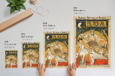 Zidni plakat San (1891.) Théophilea Alexandrea Steinlena