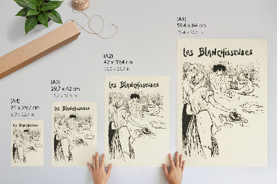 Plakat Les Blanchisseuses – Théophile Alexandre Steinlen