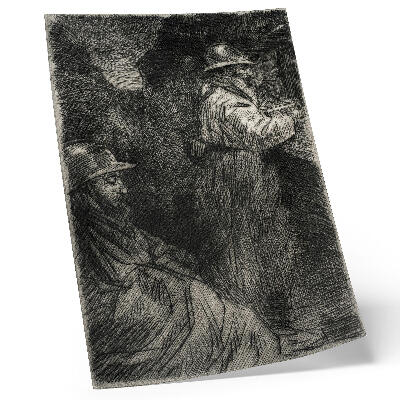 Dekorativni plakat U vojarni – Théophile Alexandre Steinlen