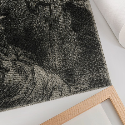 Dekorativni plakat U vojarni – Théophile Alexandre Steinlen