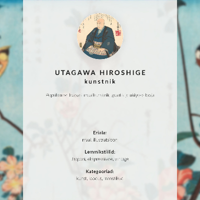 Zidni plakat Paun i božuri, vintage japanski drveni otisak Utagawe Hiroshigea