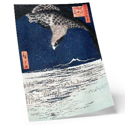 Plakat Japanski jastreb (1857.) berba Ukiyo-e Utagawa Hiroshigea