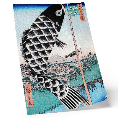 Zidni plakat Most Suidobashi i Surugadai Utagawe Hiroshigea (1857.)