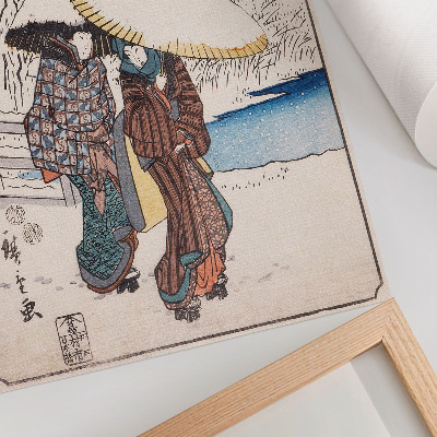 Plakat Fujisawa od Utagave Hiroshigea