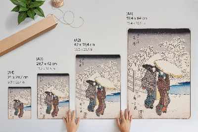 Plakat Fujisawa od Utagave Hiroshigea
