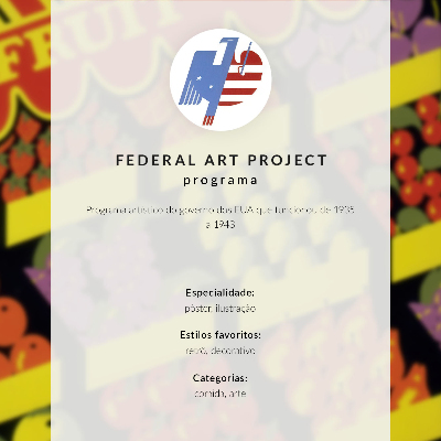 Zidni plakat Voćarnica (1936.) – od strane Federal Art Projecta
