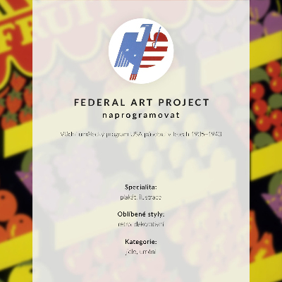Zidni plakat Voćarnica (1936.) – od strane Federal Art Projecta