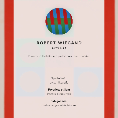 Plakat Plakat izložbe Roberta Wieganda (1965.)