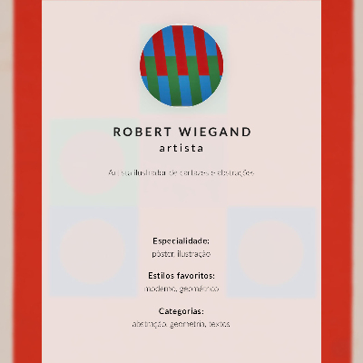 Plakat Plakat izložbe Roberta Wieganda (1965.)