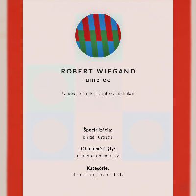 Plakat Plakat izložbe Roberta Wieganda (1965.)