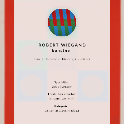 Plakat Plakat izložbe Roberta Wieganda (1965.)