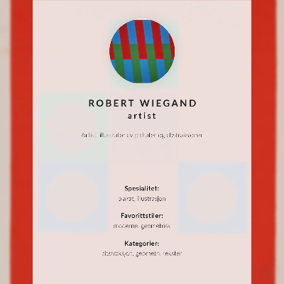 Plakat Plakat izložbe Roberta Wieganda (1965.)