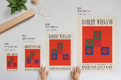 Plakat Plakat izložbe Roberta Wieganda (1965.)