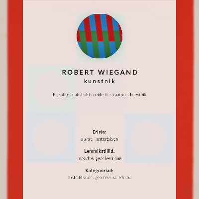 Plakat Plakat izložbe Roberta Wieganda (1965.)