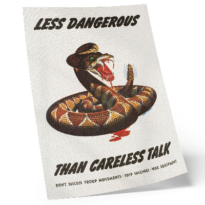 Dekorativni plakat Poster zmije (1944.) Alberta Dornea