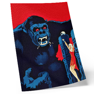 Tisak na platno Danski filmski plakat za King Konga (1933.)