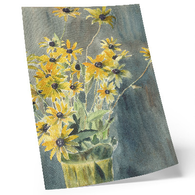 Tisak na platno Vaza s rudbekijama (1915.) Hannah Borger Overbeck
