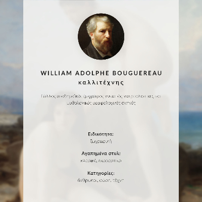 Dekorativni plakat Kupačice, William Adolphe Bouguereau