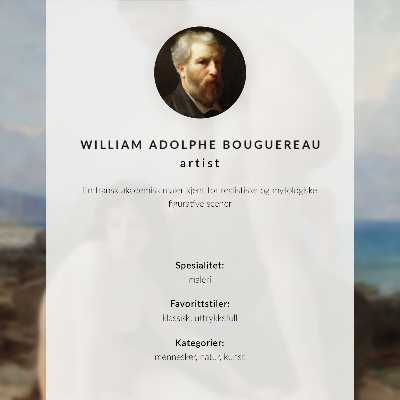 Dekorativni plakat Kupačice, William Adolphe Bouguereau
