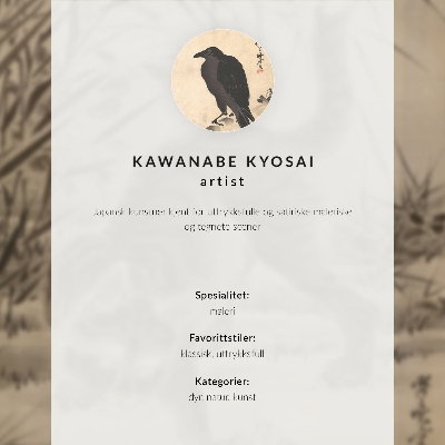 Tisak na platno Mačka hvata žabu, Kawanabe Kyosai