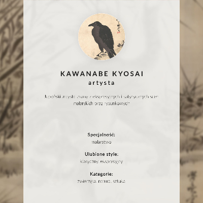 Tisak na platno Mačka hvata žabu, Kawanabe Kyosai